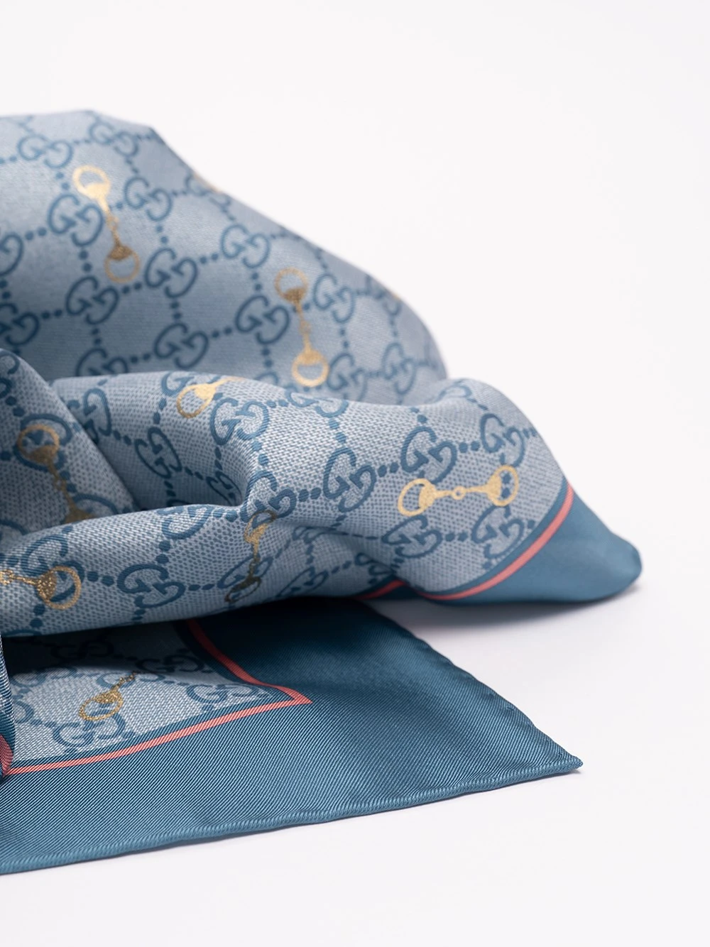 Gucci Foulard Con Stampa "GG" E "Morsetto" 4 Gucci Foulard Con Stampa "GG" E "Morsetto" - immagine 2