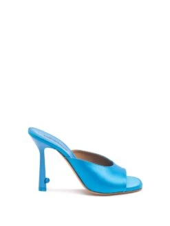 Off-White Mules 'Pop Pearl' In Raso Con Tacco