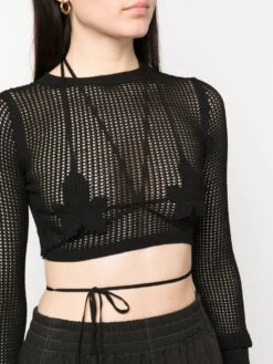 Top Crop In Maglia Fishnet Cut-out -Negozio Di Abbigliamento Femminile 7e2d9968 bdc5 40b1 9269 848d8b8b2bec