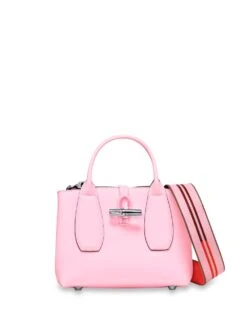 Longchamp Borsa A Mano Piccola 'Roseau Box'