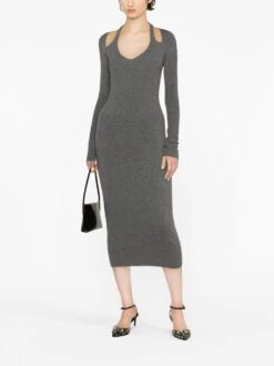 ERMANNO SCERVINO Abito Lungo A Maniche Lunghe -Negozio Di Abbigliamento Femminile 850d5e2c 75c3 4da7 8e9f 1169827bf7c1