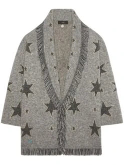 Alanui Cardigan In Maglia 'Stargazing'