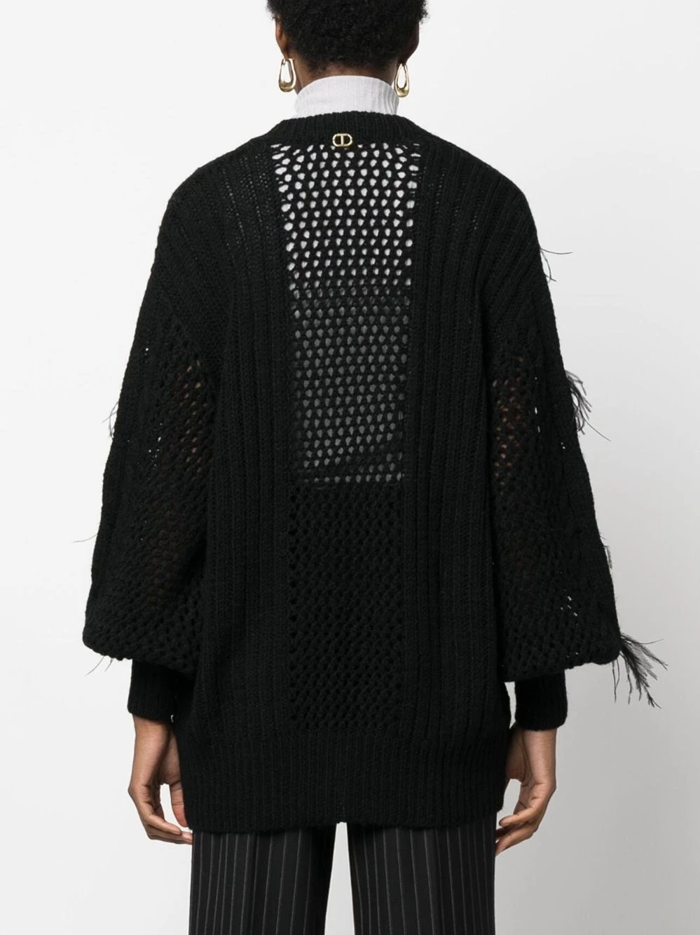 Twin Set Maxi Knitted Cardigan 6 Twin Set Maxi Knitted Cardigan - immagine 4