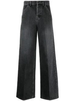 Mid-Rise Wide Leg Jeans