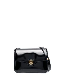 Tory Burch Borsa A Spalla In Pelle Double-face "Robinson Spazzolato"