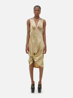 Bottega Veneta Abito In Satin -Negozio Di Abbigliamento Femminile 90024993 1e57 4827 a10e 39949b54853f