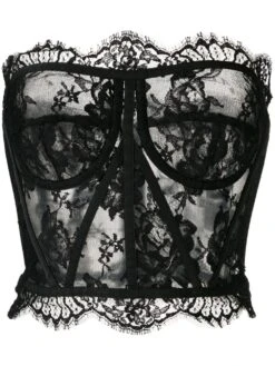 Dolce & Gabbana Top Bustier Di Pizzo