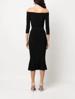 Norma Kamali Abito Midi Off Shoulder Fishtail -Negozio Di Abbigliamento Femminile 959c3382 c484 4a74 92e4 2c110e1017de