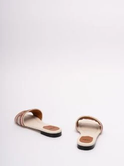 FENDI Slide In Canvas Con Logo E Righe -Negozio Di Abbigliamento Femminile 959fafc9 eb83 4b1d 93a5 1060e0ab82ca