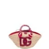 Dolce & Gabbana Borsa 'Kendra' In Paglia Con Logo DG -Negozio Di Abbigliamento Femminile 95ac2478 2102 4f80 97f1 840085ab264e