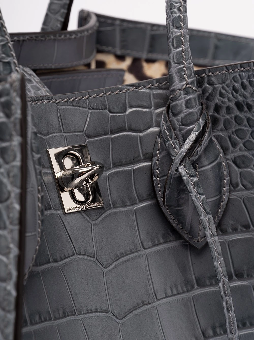 ERMANNO SCERVINO Borsa Shopping Media In Pelle 6 ERMANNO SCERVINO Borsa Shopping Media In Pelle - immagine 4