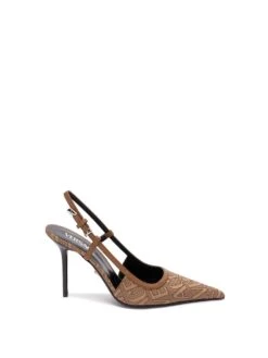 Versace Décolleté In Pelle Con Cinturino