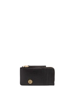 Tory Burch Portacarte In Pelle "Robinson" Con Cerniera