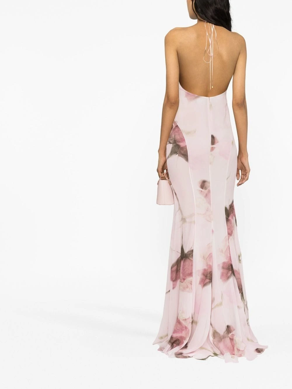 Blumarine Abito Lungo Con Stampa A Rose 5 Blumarine Abito Lungo Con Stampa A Rose - immagine 3