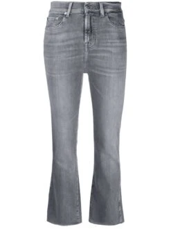7 For All Mankind Jeans 'Hw Slim Kick Illusion Slim' Con Taglio Crudo