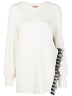 Twin Set Maxi Maglia Girocollo