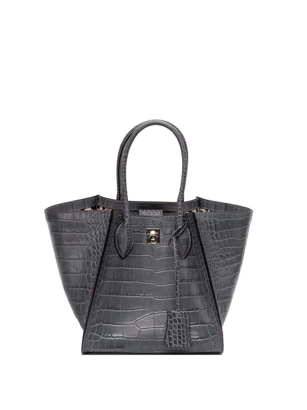 ERMANNO SCERVINO Borsa Shopping Media In Pelle 3 ERMANNO SCERVINO Borsa Shopping Media In Pelle