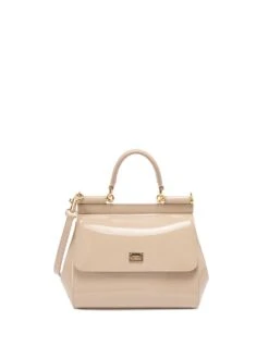 Dolce & Gabbana Borsa 'Sicily' Piccola In Pelle Lucida