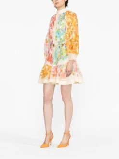 Zimmermann Mini Abito 'Raie Lantern' -Negozio Di Abbigliamento Femminile bc54dd9d 2169 45c2 9dde 6cd1d3064c88