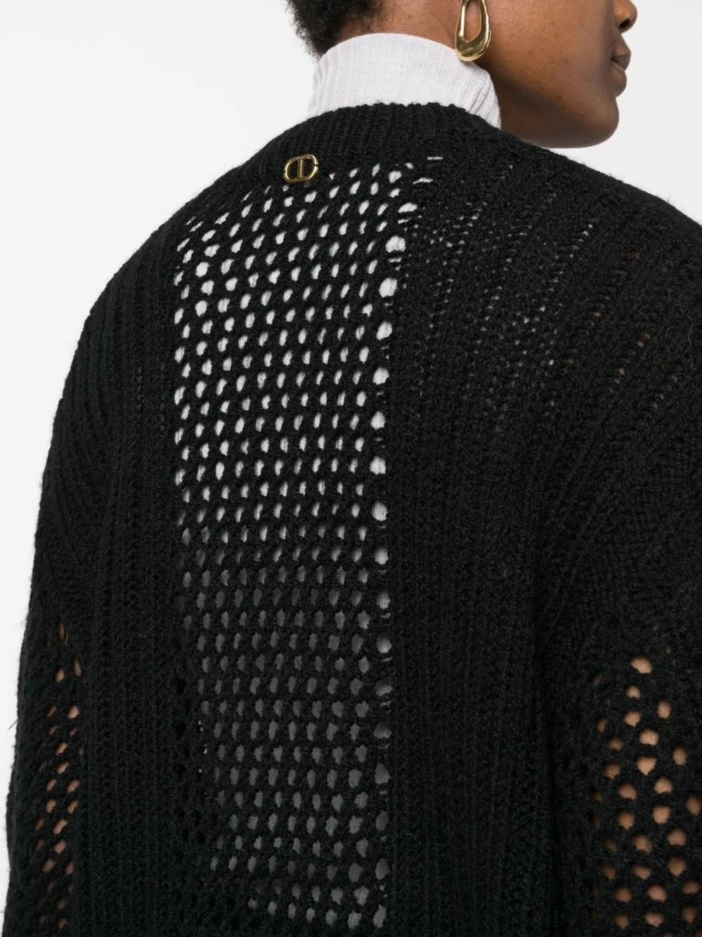 Twin Set Maxi Knitted Cardigan 5 Twin Set Maxi Knitted Cardigan - immagine 3