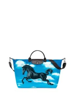 Longchamp Borsa Da Viaggio 'Long Bermuda X ToiletPaper' 'Le Pliage Cheval' Unisex