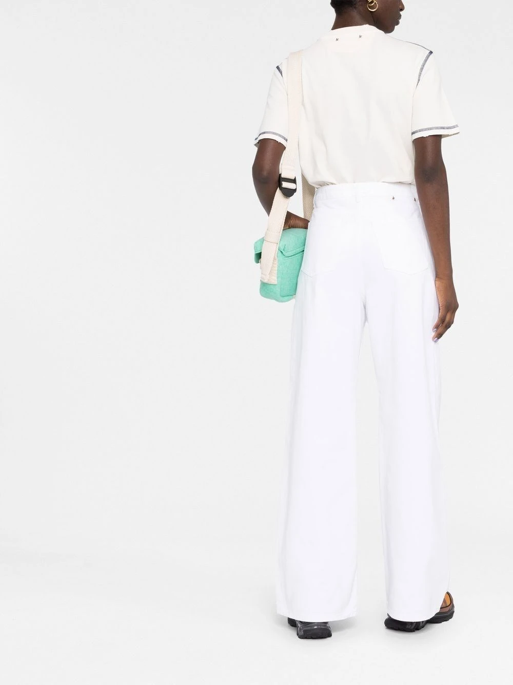 Golden Goose Jeans A Gamba Larga `Journey' 5 Golden Goose Jeans A Gamba Larga `Journey' - immagine 3