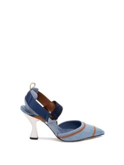 FENDI Slingback Denim 'Colibrì'