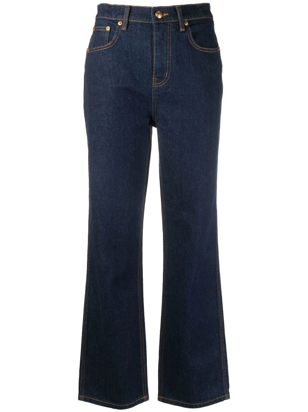 Tory Burch Jeans Straight A Vita Alta 3 Tory Burch Jeans Straight A Vita Alta