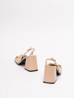 Gucci Sandalo Mid-heel Slingback Con Morsetto -Negozio Di Abbigliamento Femminile cada4c1b 2ae9 43f0 adc2 b79d558c67d1