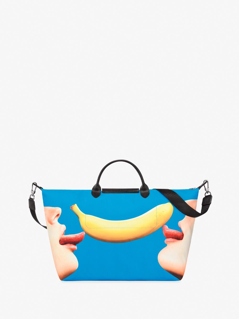 Longchamp Borsa Da Viaggio 'Long Bermuda X ToiletPaper' "Le Pliage Banane" Unisex 4 Longchamp Borsa Da Viaggio 'Long Bermuda X ToiletPaper' "Le Pliage Banane" Unisex - immagine 2