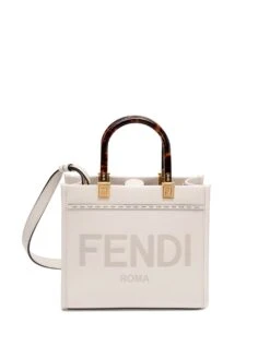 Borsa Shopper In Pelle 'Fendi Sunshine Small'