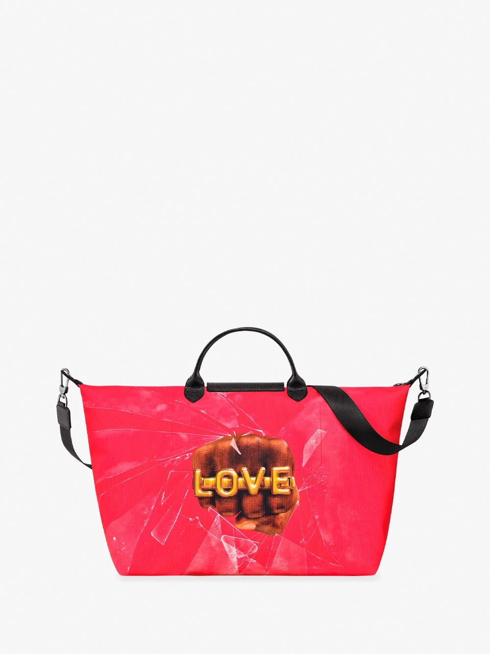 Longchamp Borsa Da Viaggio 'Long Bikini X ToiletPaper' 'Le Pliage Love' Unisex 3 Longchamp Borsa Da Viaggio 'Long Bikini X ToiletPaper' 'Le Pliage Love' Unisex - immagine 2