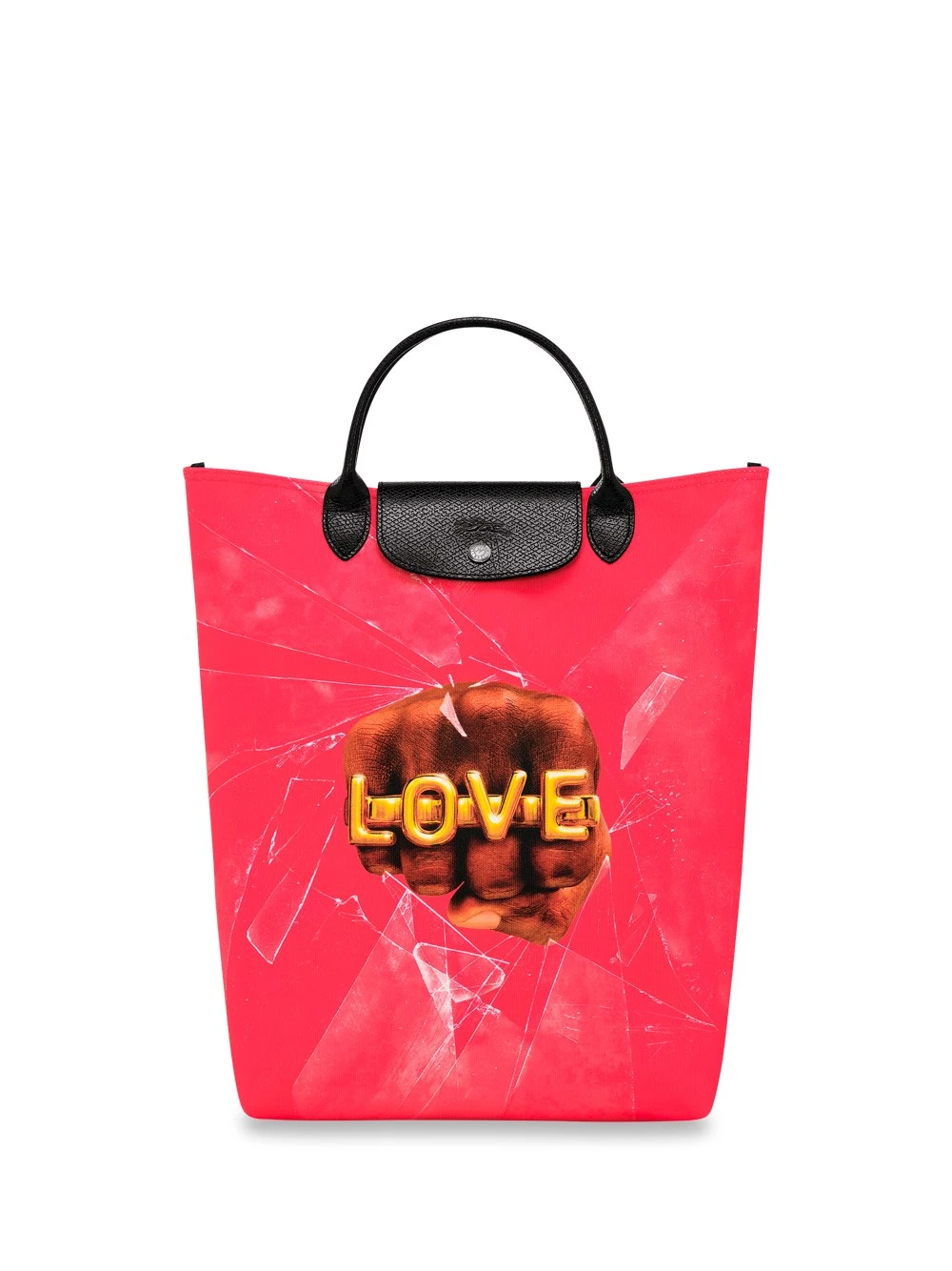 Borsa Tote Media 'Le Pliage Love' 'Longchamp X ToiletPaper' 3 Borsa Tote Media 'Le Pliage Love' 'Longchamp X ToiletPaper'