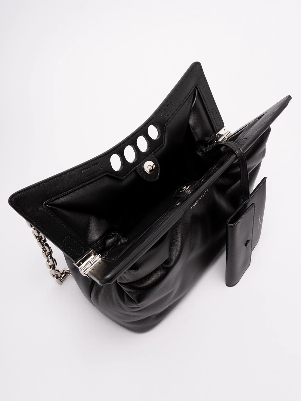 Alexander McQueen Tracolla 'The Puffy Peak' In Pelle 7 Alexander McQueen Tracolla 'The Puffy Peak' In Pelle - immagine 5