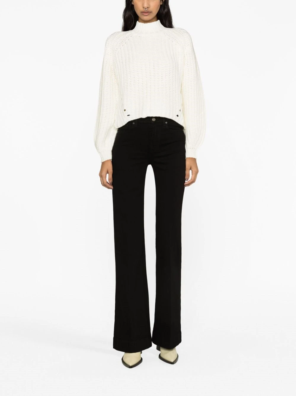 Twin Set Maglione Maxi Collo A Lupetto 4 Twin Set Maglione Maxi Collo A Lupetto - immagine 2