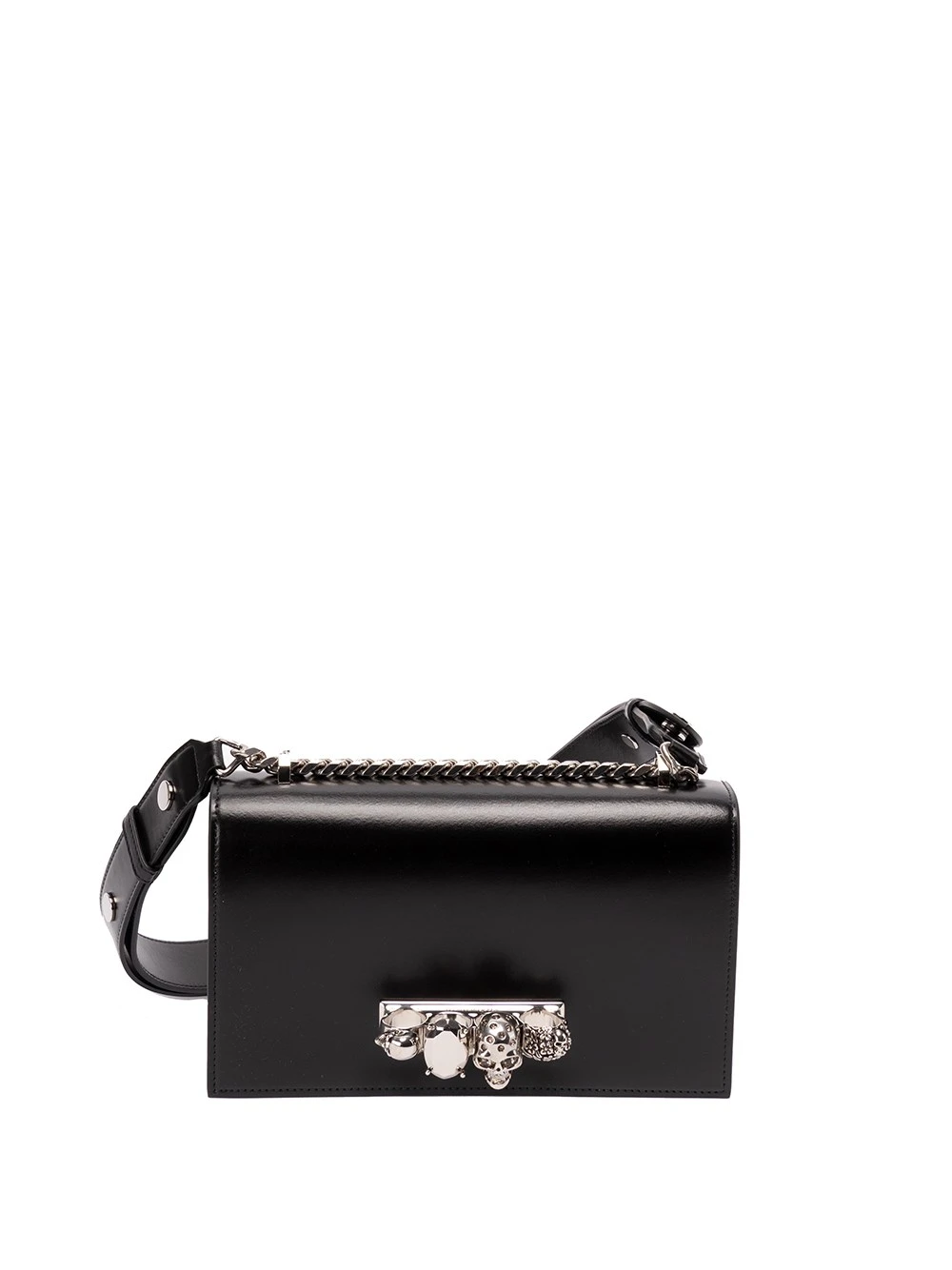 Alexander McQueen Borsa A Tracolla In Pelle 'Jewelled' 3 Alexander McQueen Borsa A Tracolla In Pelle 'Jewelled'
