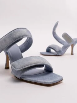 Sandali 'Perni 03 In Denim Con Due Strap -Negozio Di Abbigliamento Femminile f3d55531 02f4 496c a758 4b8f6d99d394