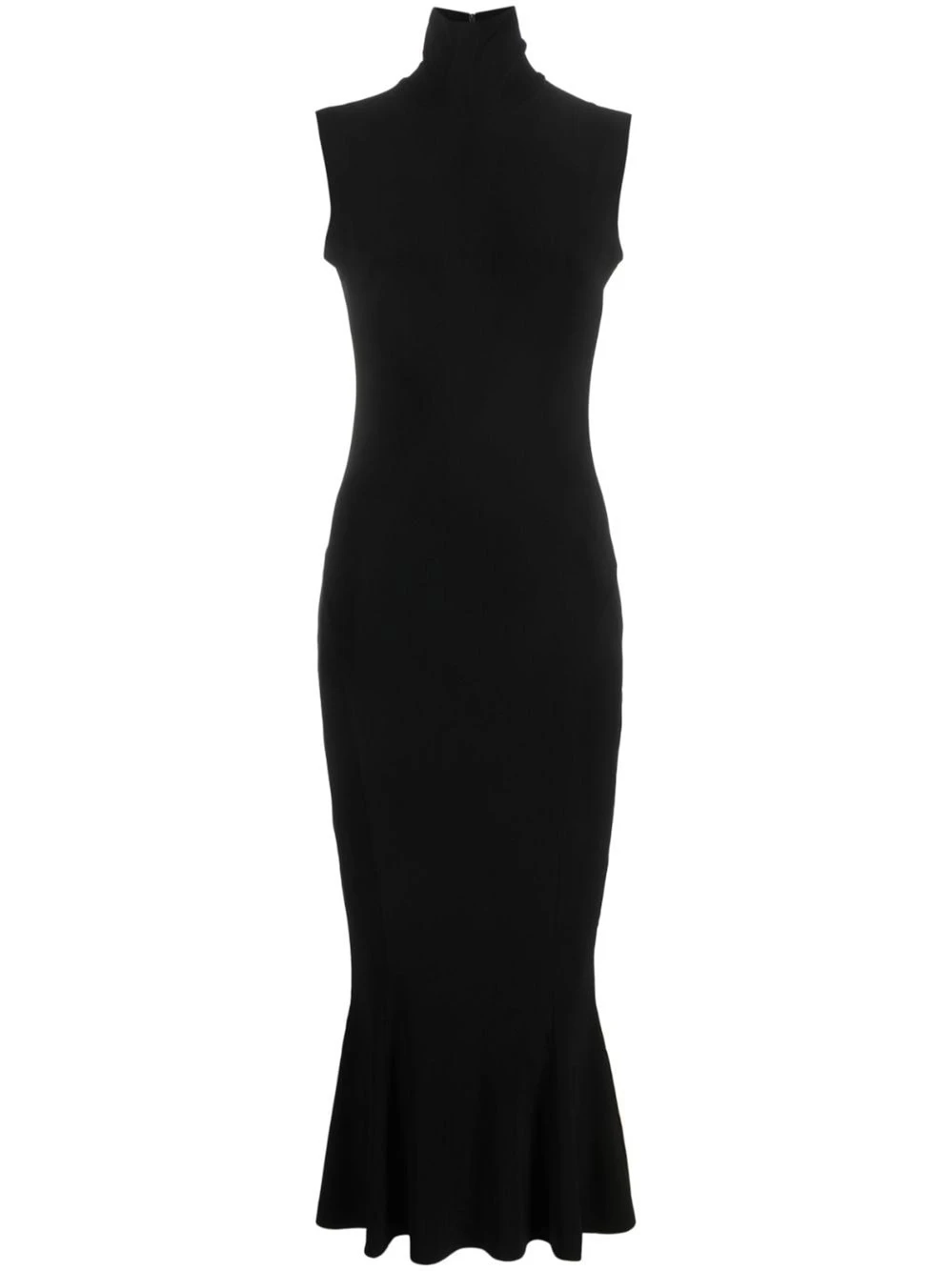 Norma Kamali Sleeveless Turtle Fishtail Dress 3 Norma Kamali Sleeveless Turtle Fishtail Dress