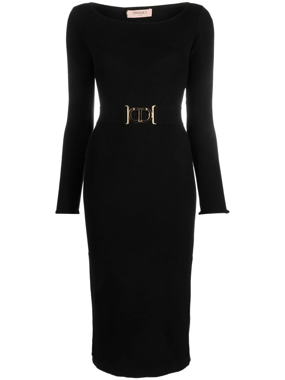 Twin Set Abito Midi In Maglia 3 Twin Set Abito Midi In Maglia