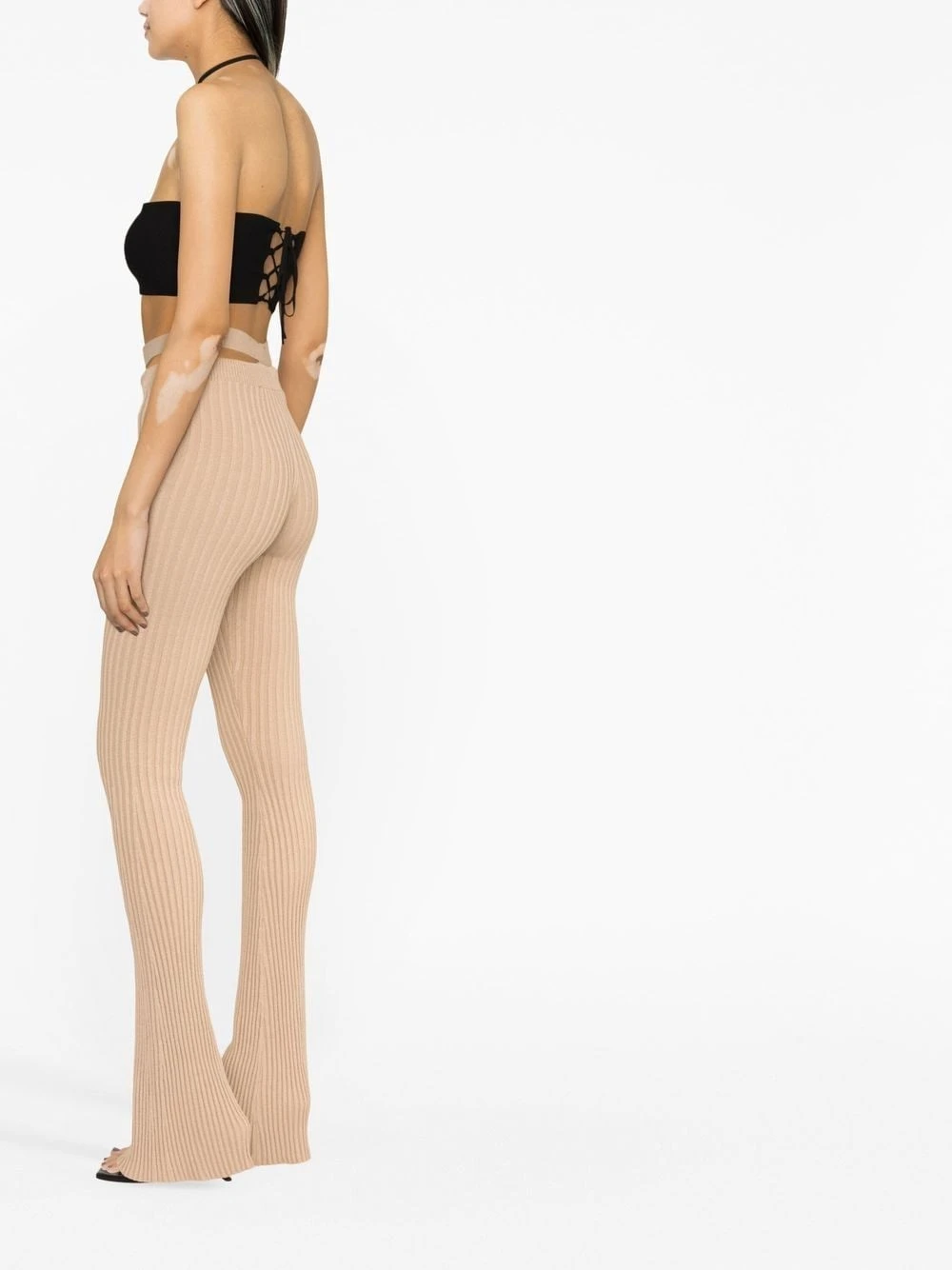 Top In Maglia Stretch Con Collo Halter 6 Top In Maglia Stretch Con Collo Halter - immagine 4