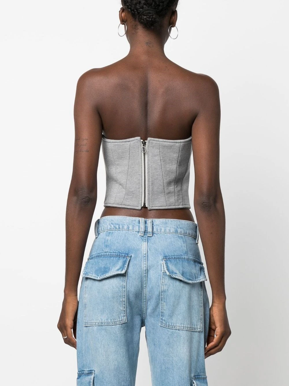 Top Bustier Con Dettaglio Fiore 3D 6 Top Bustier Con Dettaglio Fiore 3D - immagine 4