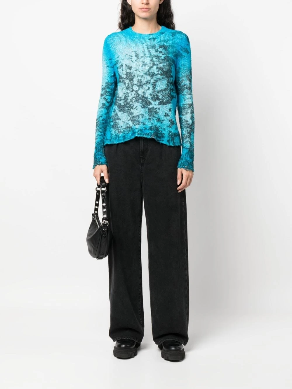 Maglione Girocollo Con Stampa 'Worn Carpet' 4 Maglione Girocollo Con Stampa 'Worn Carpet' - immagine 2