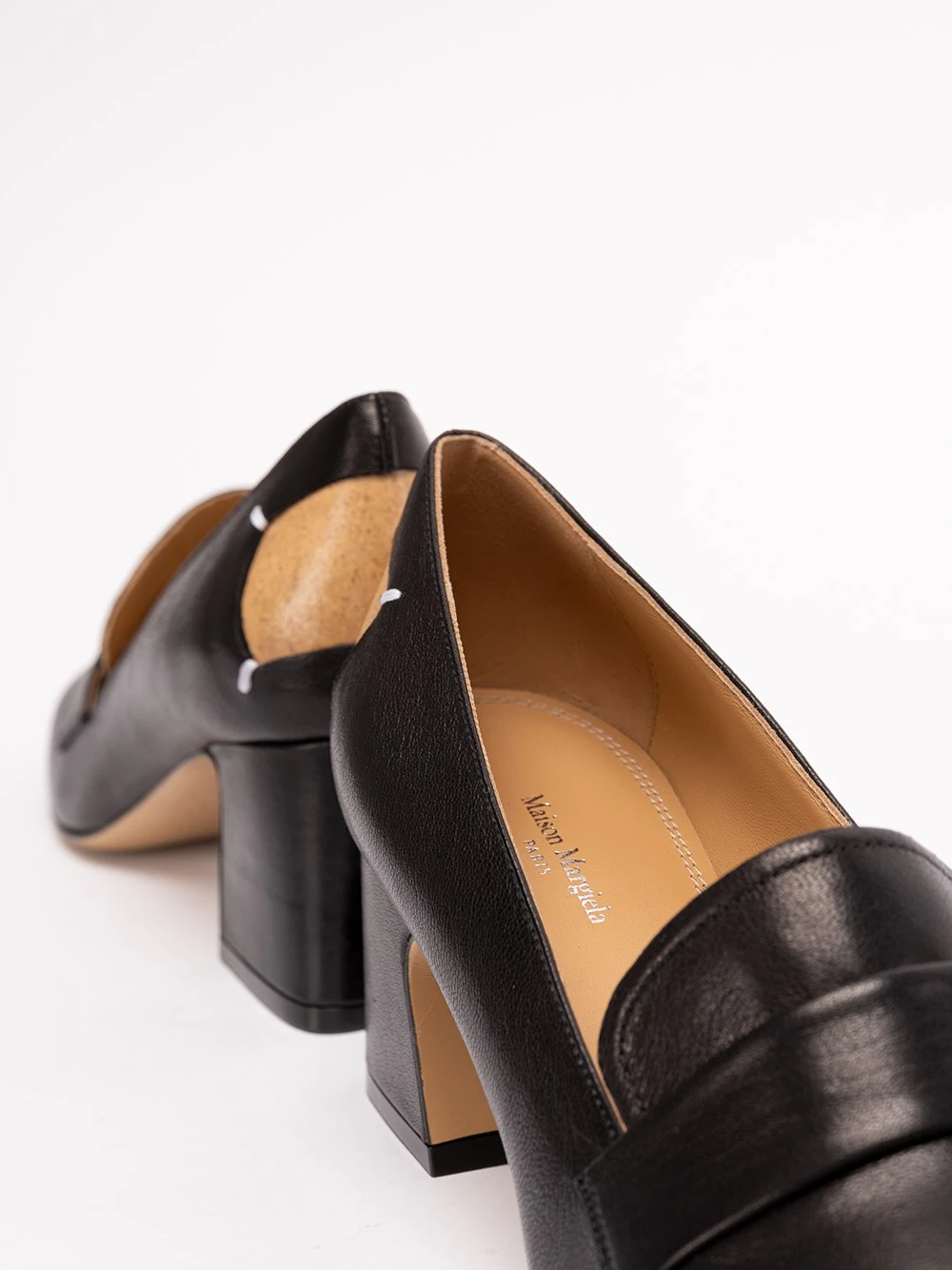 Maison Margiela Mocassino `4 Stitches Decortiques` Con Tacco 7 Maison Margiela Mocassino `4 Stitches Decortiques` Con Tacco - immagine 5