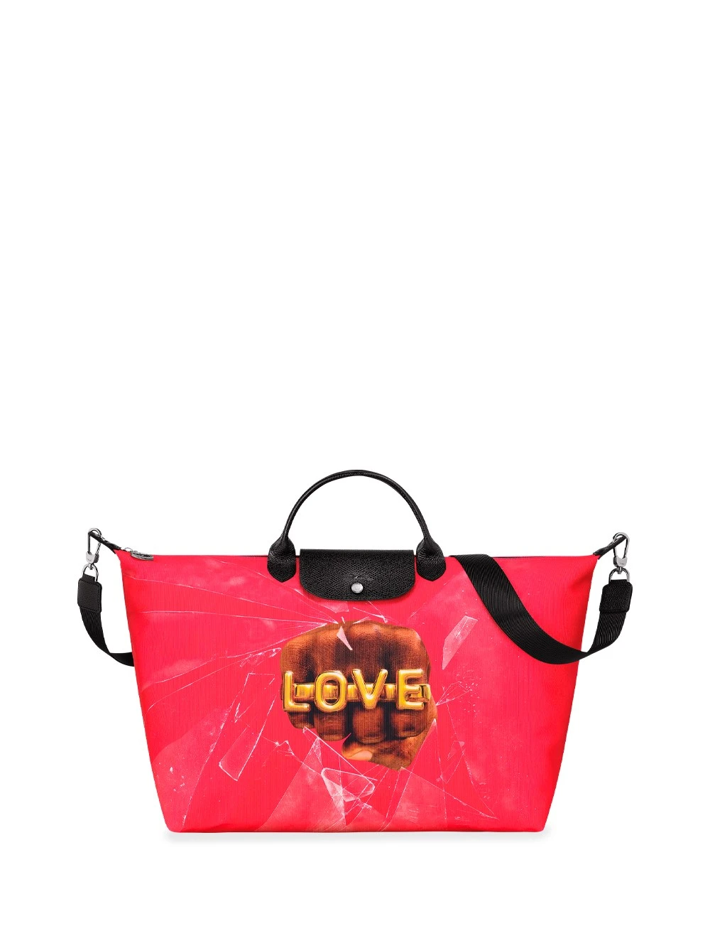 Longchamp Borsa Da Viaggio 'Long Bikini X ToiletPaper' 'Le Pliage Love' Unisex 2 Longchamp Borsa Da Viaggio 'Long Bikini X ToiletPaper' 'Le Pliage Love' Unisex